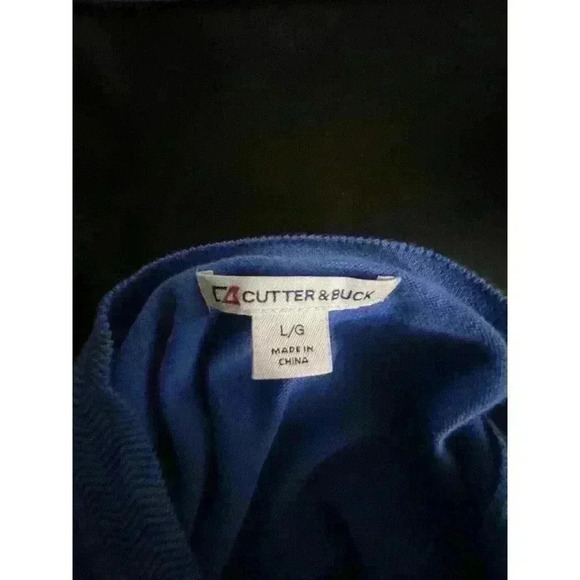 Cutter & Buck Golf Sweater Vest Large Blue - Picture 2 of 3